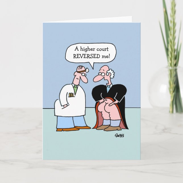 Funny Congratulations Greeting Card Law (Front)