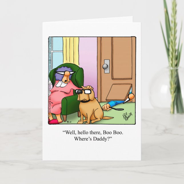 Funny Congratulations New Puppy Greeting Card (Front)