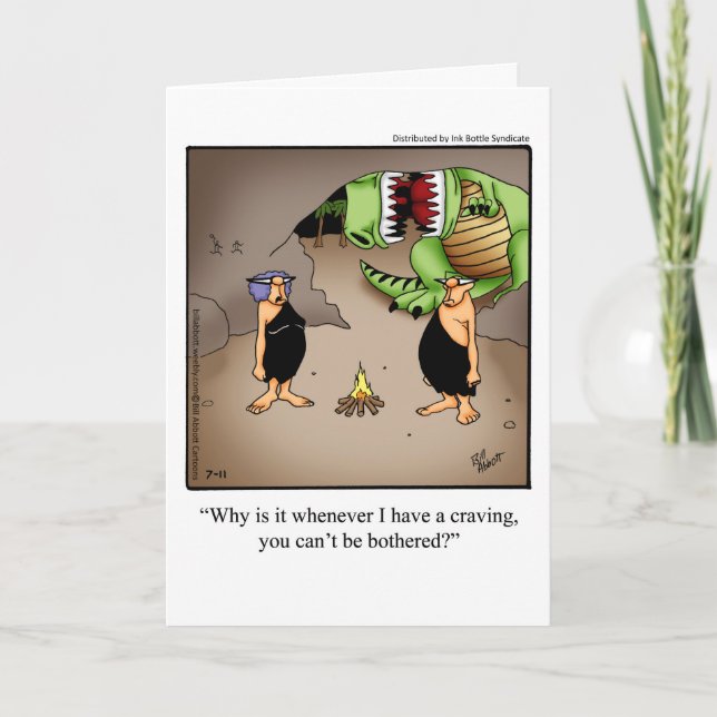 Funny Congratulations Pregnancy Greeting Card (Front)