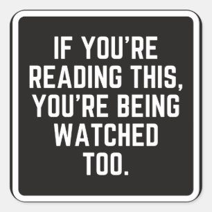 Funny Conspiracy Car Sticker