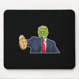 Funny Conspiracy Theory Reptilian Donald Trump Mouse Pad