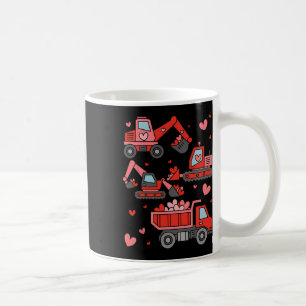 Funny Construction Truck Valentine Kid Boy Toddler Coffee Mug