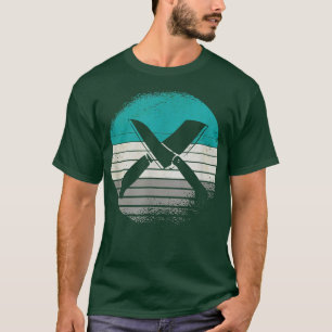 Funny Cook Cooking Chef Kitchen Knives  Asian Butc T-Shirt