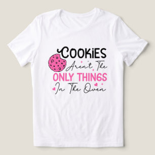 Funny cookie baking word art baby Tri-Blend shirt