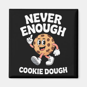 Funny Cookie Dough Retro  Magnet