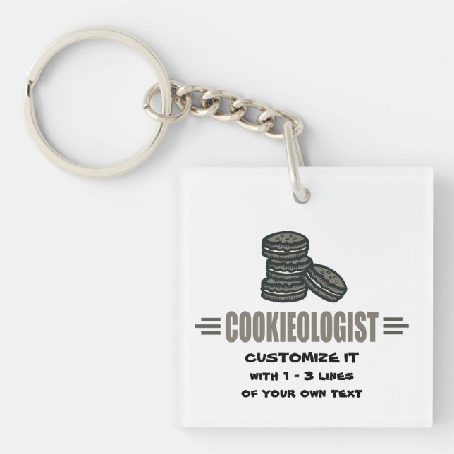 Funny Cookie Key Ring (Front)