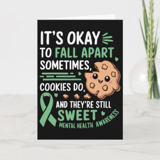 Funny Cookie Mental Health Awareness  Card