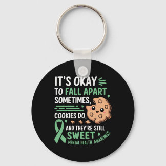 Funny Cookie Mental Health Awareness  Key Ring