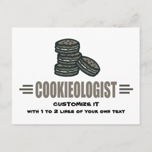Funny Cookie Postcard