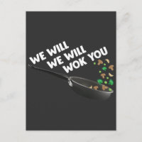 Funny Cooking Asian cuisine Food Pun Cook Wok Chef