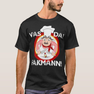 Funny Cooking Chef Vas Da skateboard astronaut che T-Shirt
