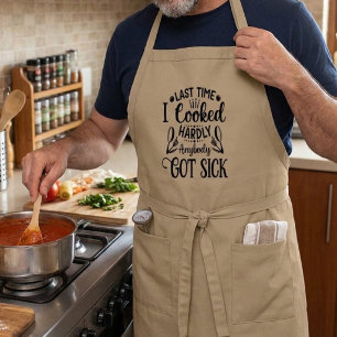Funny Cooking dad Long Apron
