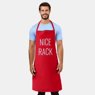 Funny Cooking Humour Nice Rack BBQ, Baker Grilling Apron
