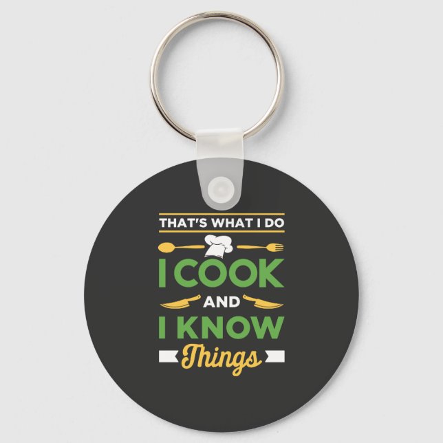 Funny Cooking Key Ring (Front)