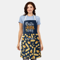 Funny Cooking Pasta La Vista Italian Food Pattern