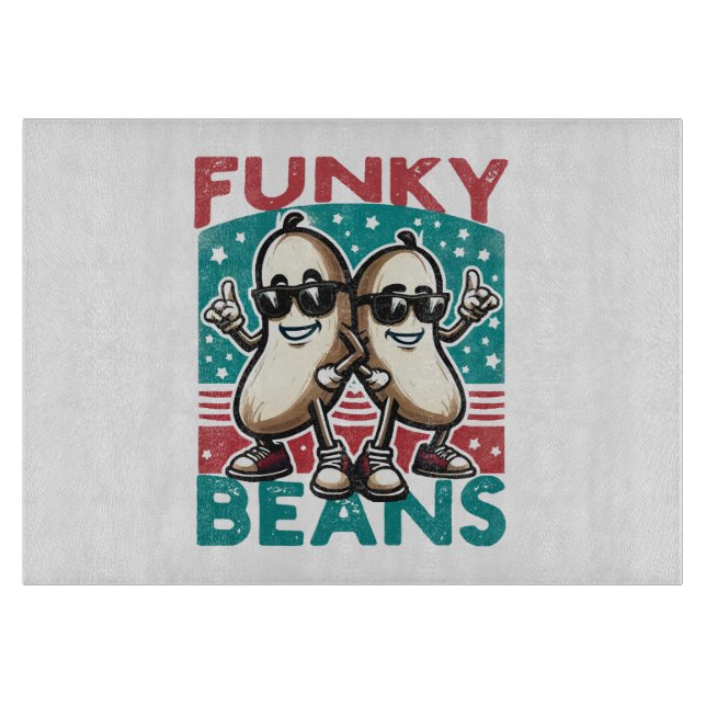 Funny Cool Beans Cutting Board (Front)