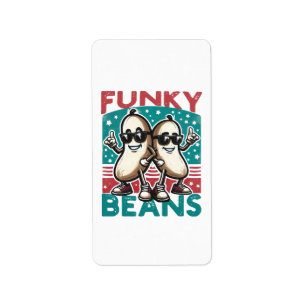 Funny Cool Beans Label