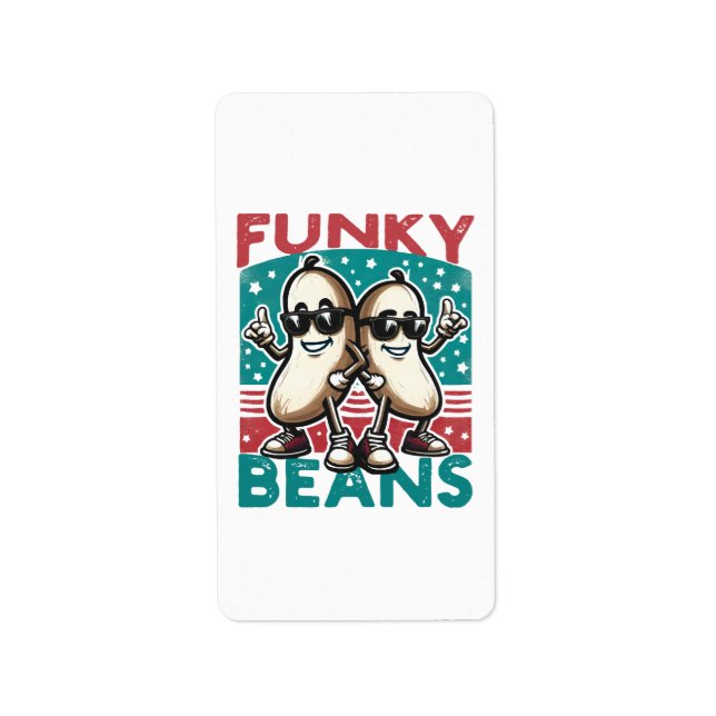 Funny Cool Beans Label (Front)