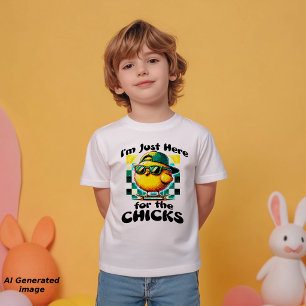 Funny Cool Chick Saying Boys Toddler T-Shirt