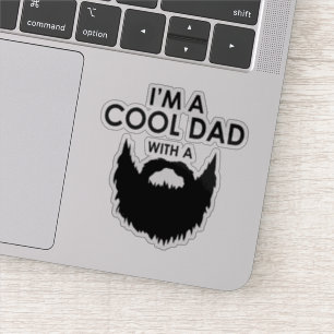 Funny cool Dad beard words