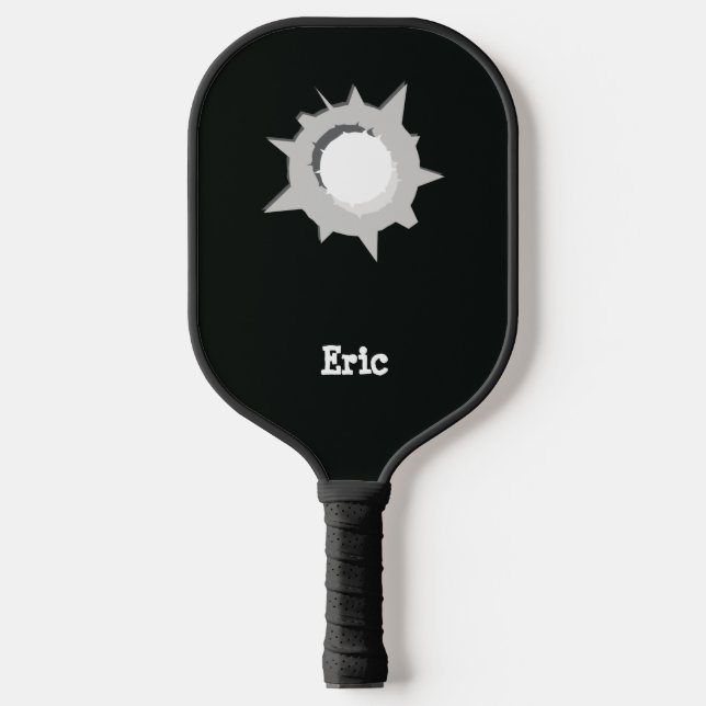 Funny Cool Design One Hole Personalised Name Pickleball Paddle (Front)
