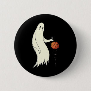 Funny Cool Ghost Dribbling Sketll - Halloween Sket 6 Cm Round Badge