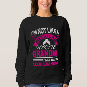 funny cool Grandma word art Sweatshirt