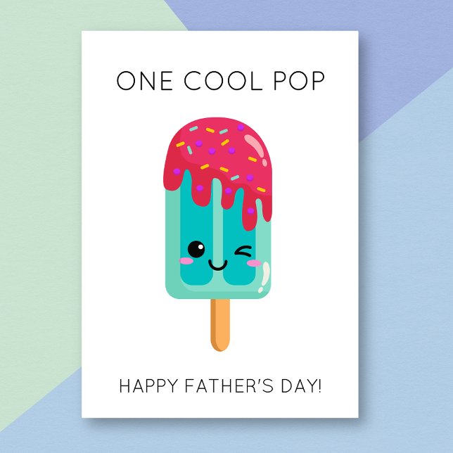 Funny Cool Pop Pun Father's Day Card (Creator Uploaded)
