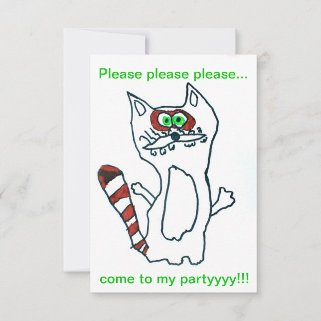 Funny Cool Racoon - Cute Animal Birthday Friend (Front)