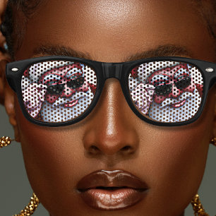 Funny Cool Santa Claus in Sunglasses Christmas