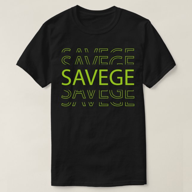 Funny cool Savage retro for boys girls kids gift T-Shirt (Design Front)