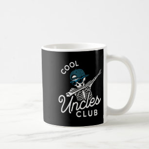 Funny Cool Uncles Club Shirt Funny Skeleton Uncle  Coffee Mug
