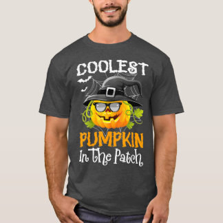 Funny Coolest Pumpkin In The Patch Halloween Costu T-Shirt