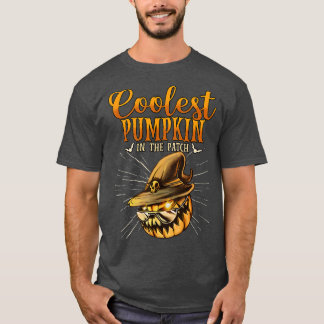 Funny Coolest Pumpkin In The Patch Halloween Party T-Shirt