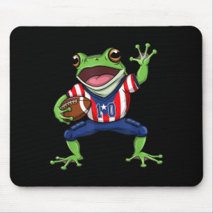Funny Coqui Frog Puerto Rico Artwork Mouse Pad