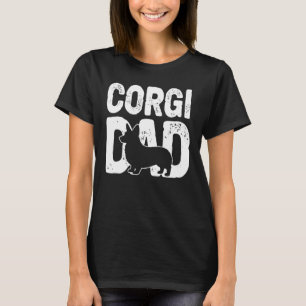 Funny Corgi Dad Dog Lover Welsh Corgi Father Dog O T-Shirt