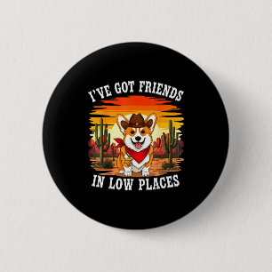 Funny Corgi Design For Men Women Kids Dog Welsh Co 6 Cm Round Badge