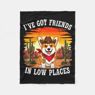 Funny Corgi Design For Men Women Kids Dog Welsh Co Fleece Blanket