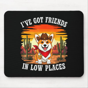 Funny Corgi Design For Men Women Kids Dog Welsh Co Mouse Pad