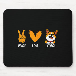 Funny Corgi Design For Men Women Kids Pet Dog Corg Mouse Pad