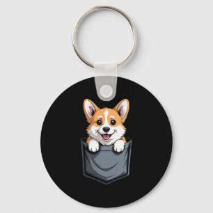 Funny Corgi Design For Men Women Welsh Corgi Dog L Key Ring