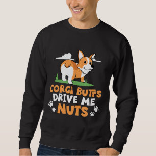 Funny Corgi Graphic Corgi Butts Drive Me Nuts Tee
