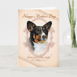 Funny Corgi Mother's Day Card