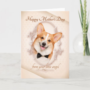 Funny Corgi Mother's Day Card