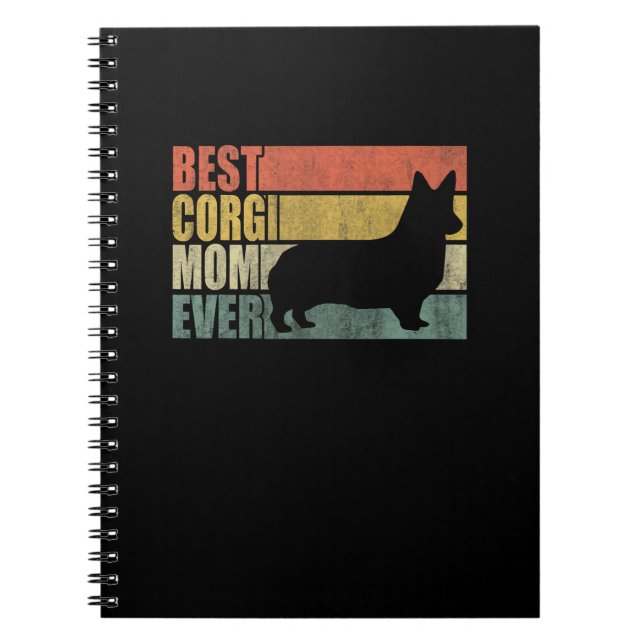 Funny Corgi Mum Gifts Women Girls Dog Pembroke Cor Notebook (Front)