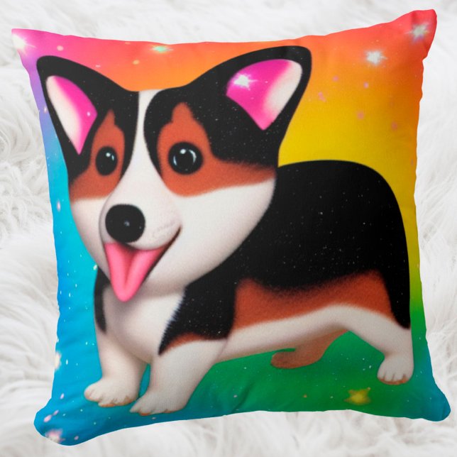 Funny Corgi Puppy Dog Cushion (Creator Uploaded)