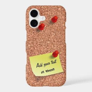 FUNNY Cork Board with Customisable Text on Post It