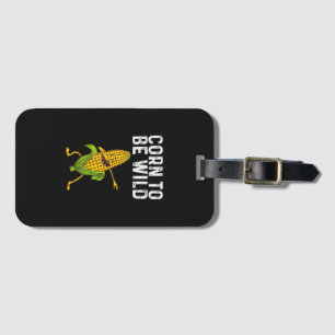 Funny Corn Gift for Men Women Corn On The Cob Cost Luggage Tag