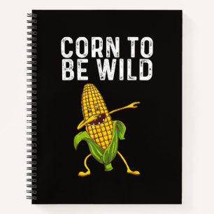 Funny Corn Gift for Men Women Corn On The Cob Cost Notebook