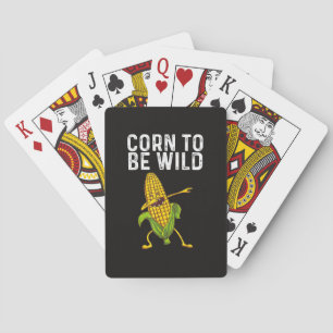 Funny Corn Gift for Men Women Corn On The Cob Cost Playing Cards